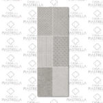 Piastrella in bicottura effetto decoro